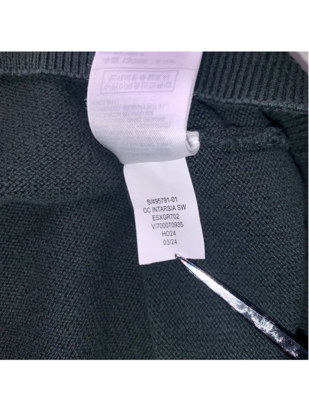 Gap Kids Boys Tops Striped Gap Logo Crew Neck School Sweater Size 8 Medium Boys - Picture 14 of 16